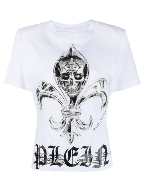 Philipp Plein Sexy Pure Fit Chrome cotton T-shirt Women