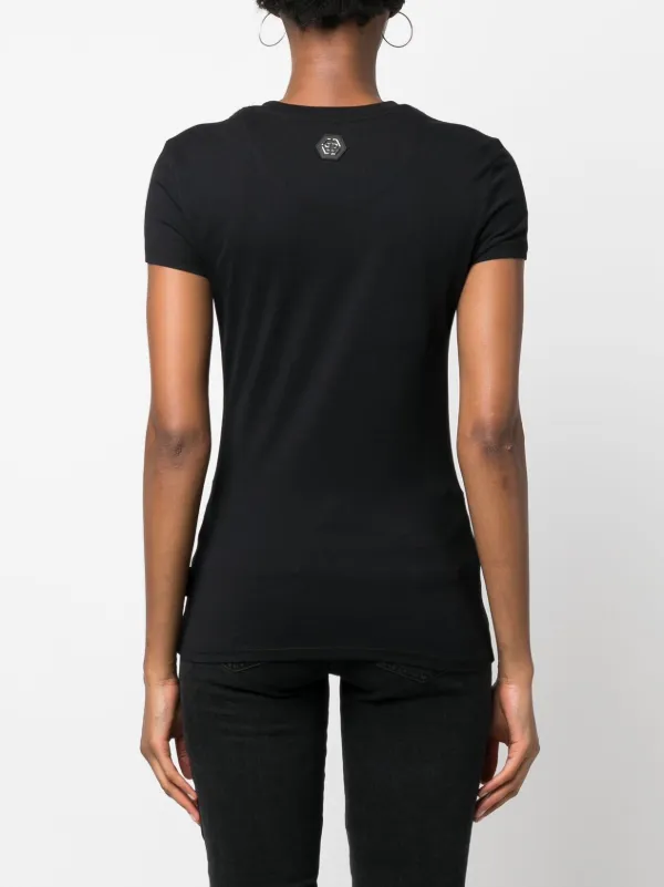 Philip plein 半袖Tシャツ ビジュースカル Philipp Plein ビジュースカル Tシャツ | ブラック | FARFETCH JP