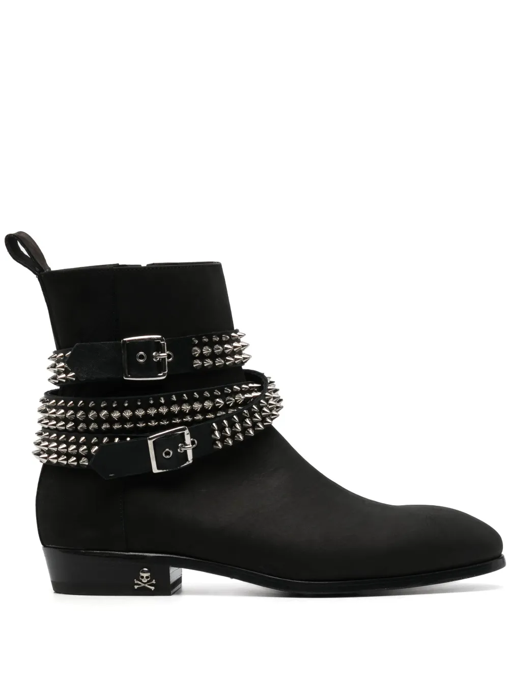 Philipp Plein Stivali con decorazione Rockstud 30mm - Nero