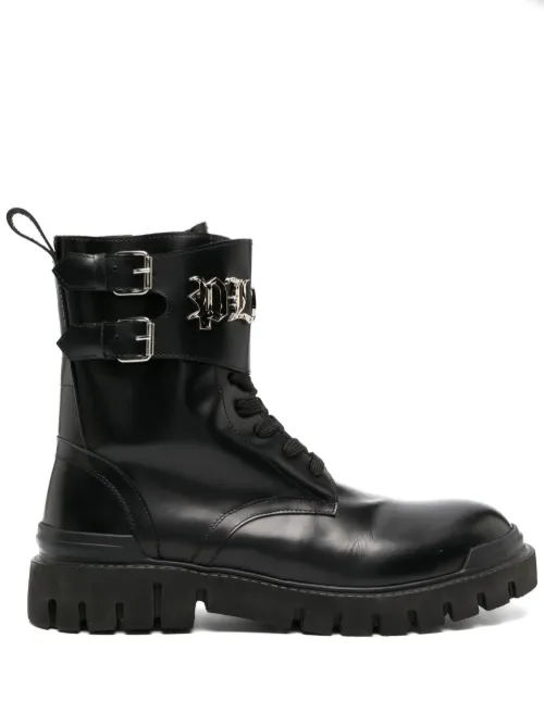 Bottines Gothic Plein en cuir - Philipp Plein - Modalova