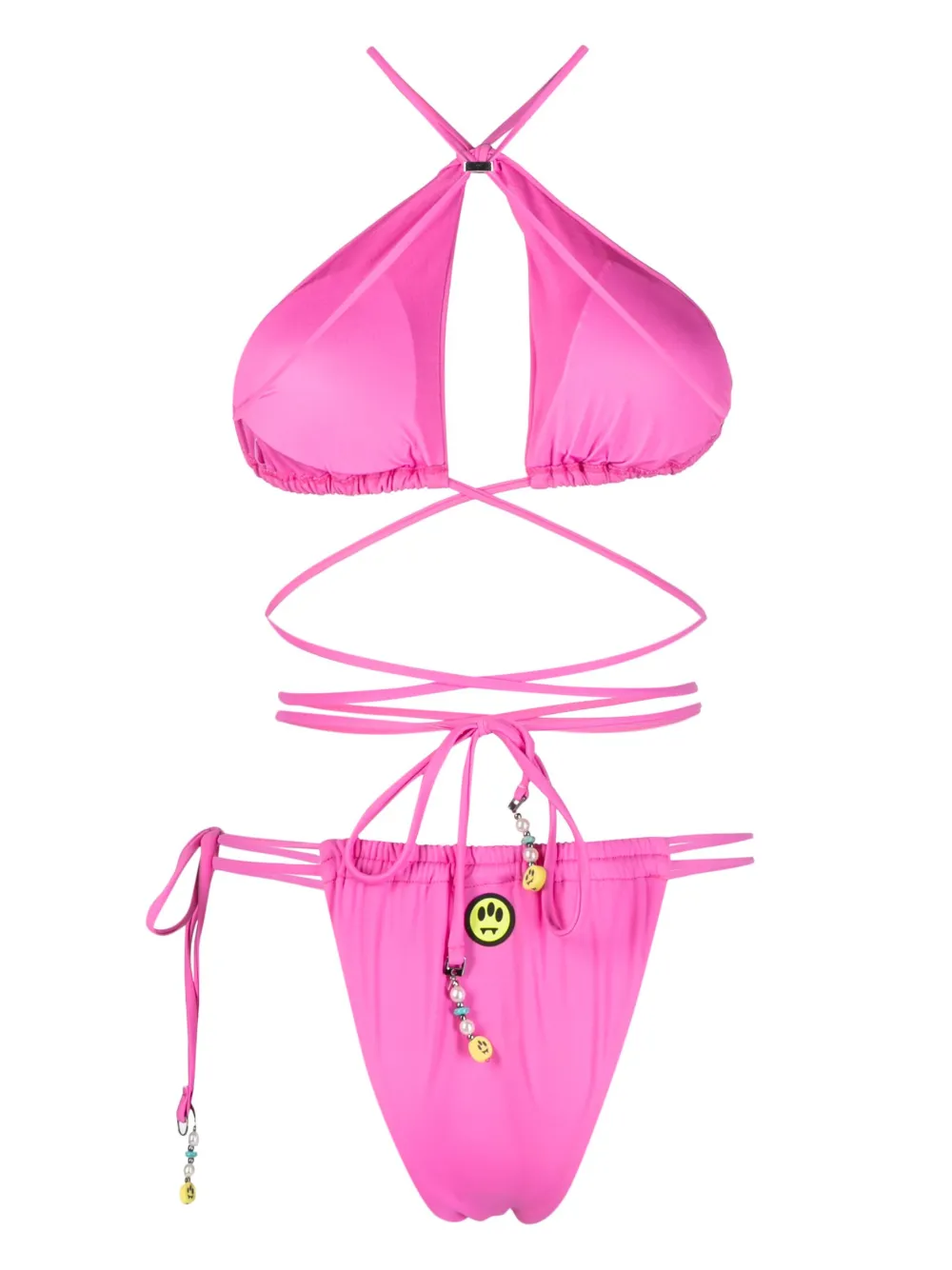 BARROW Bikini verfraaid met logo - Roze