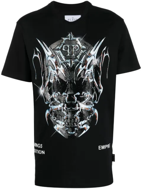 Philipp Plein Camiseta com estampa de caveira
