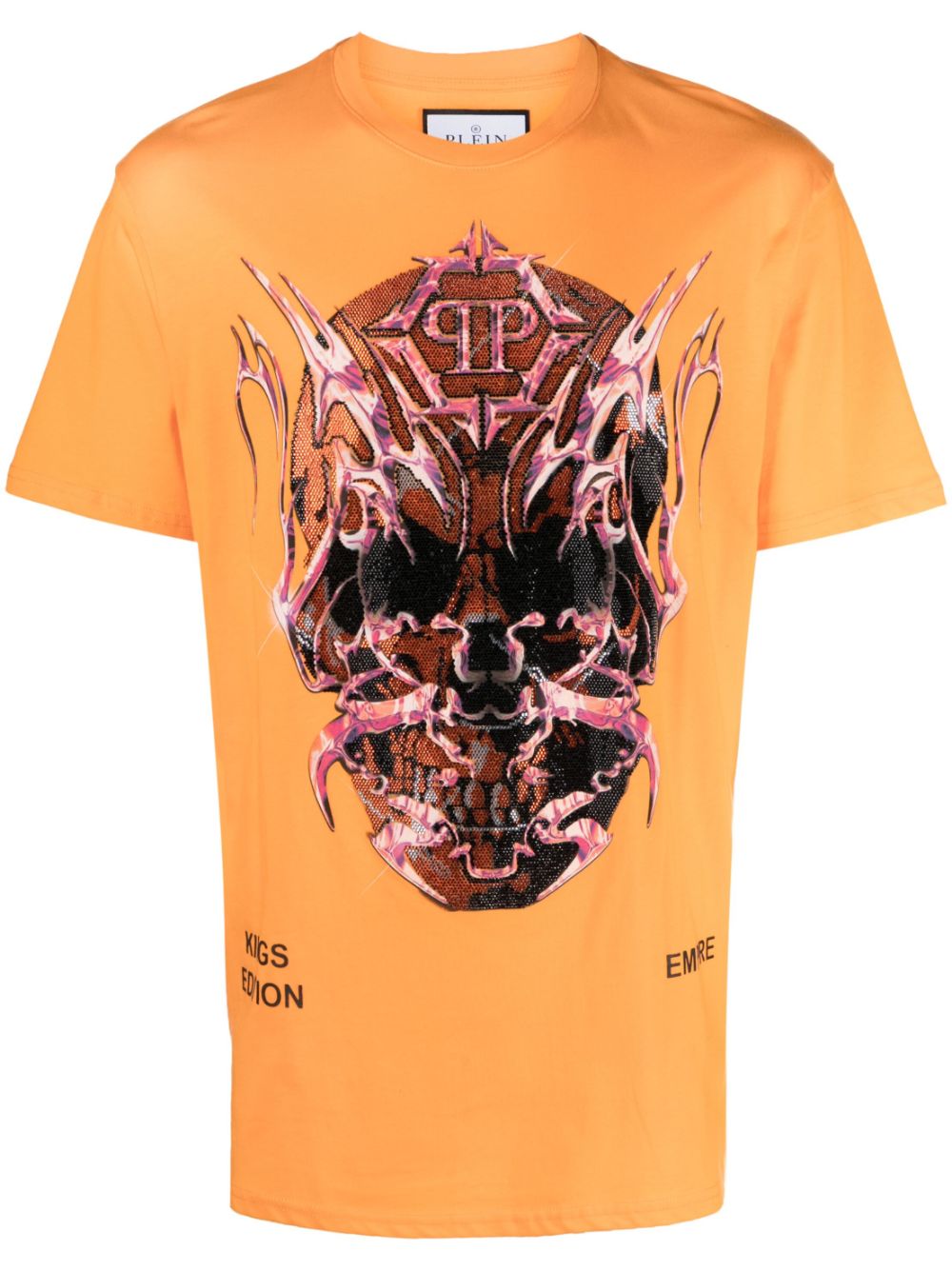 Philipp Plein SS Chrome logo-print cotton T-shirt Men