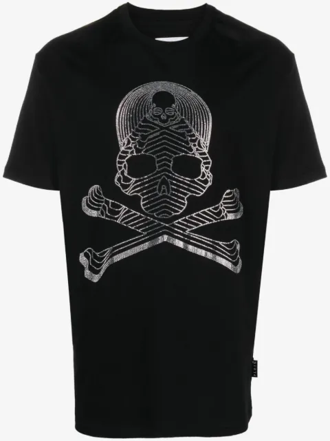 Philipp Plein glass skull T-shirt