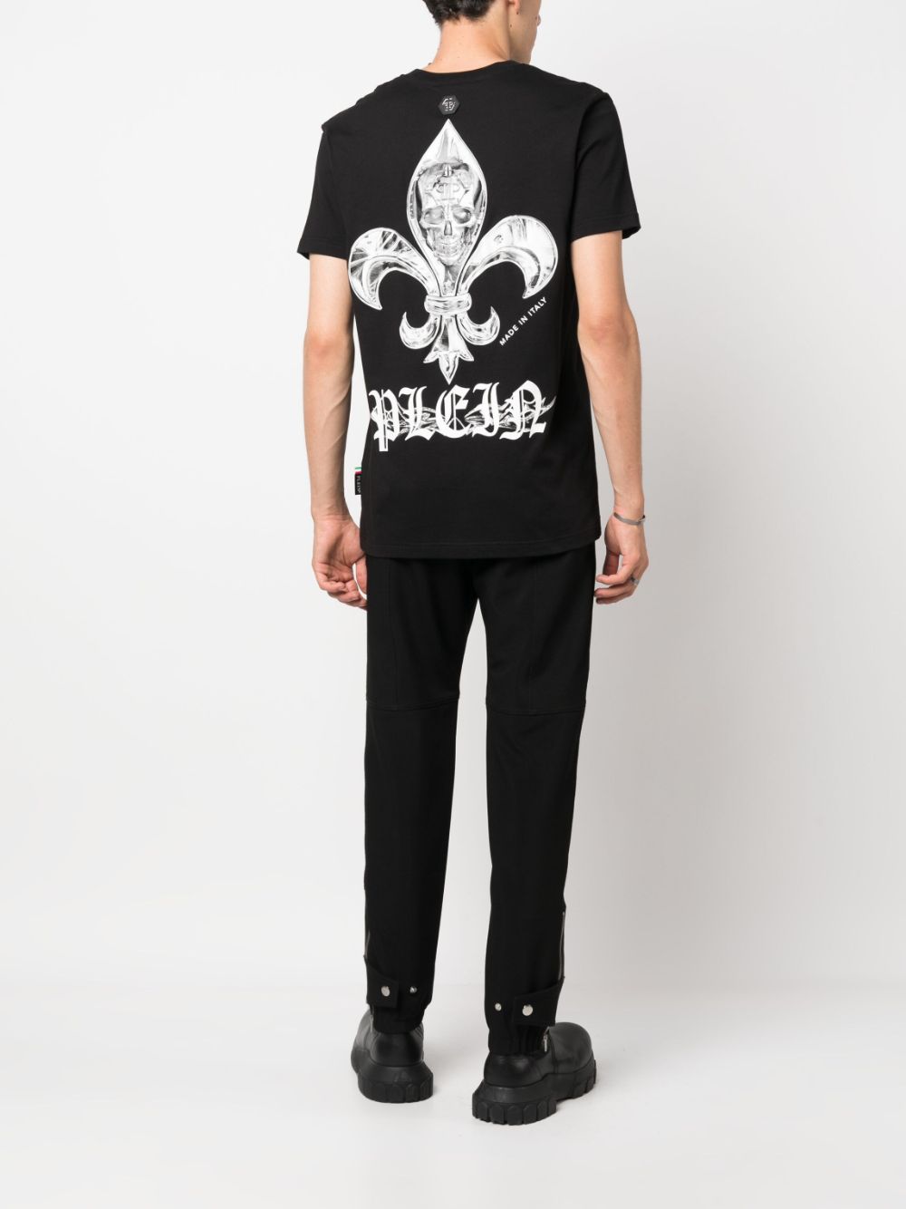 Philipp Plein T-shirt met ronde hals - Zwart