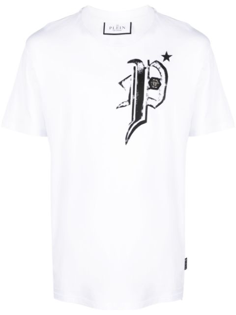 Philipp Plein logo-print cotton T-shirt Men