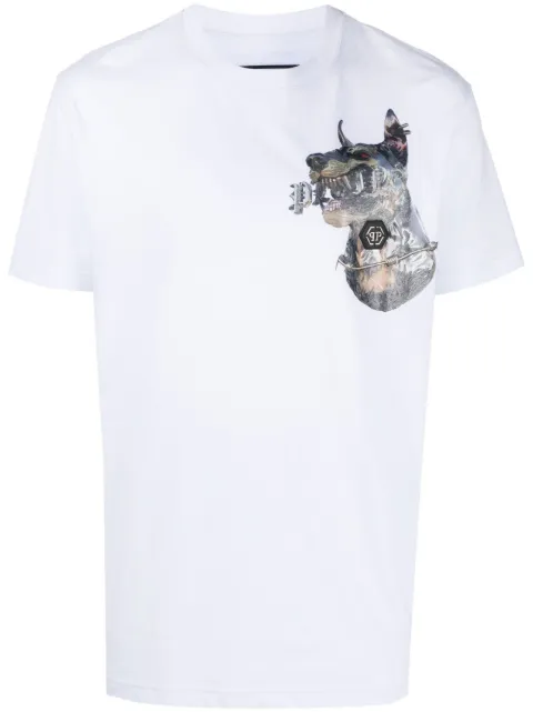 Philipp Plein graphic-print cotton T-shirt