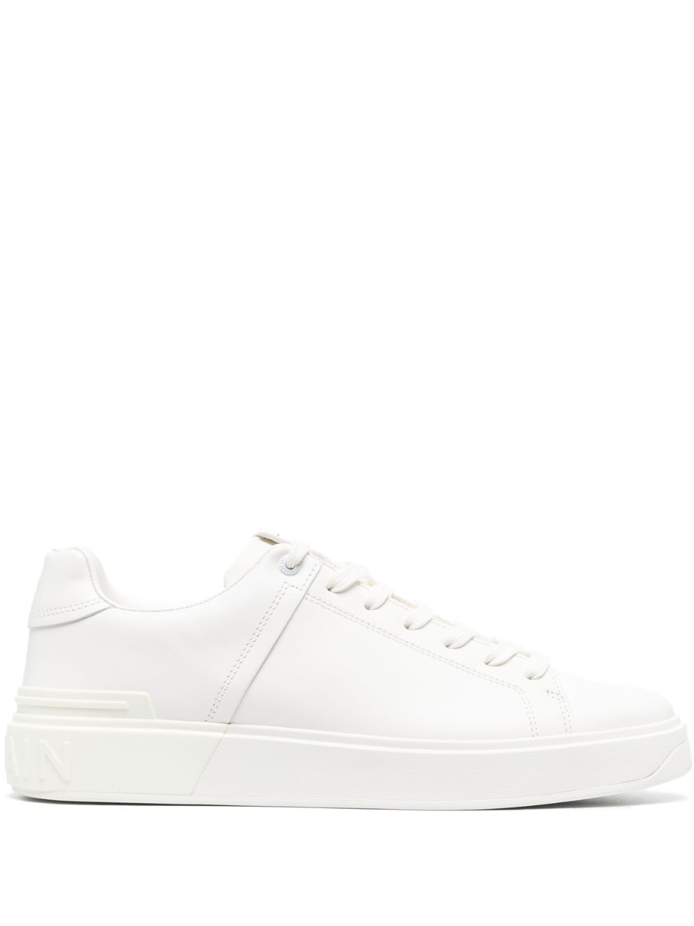 Balmain B-Court Leather Sneakers - Farfetch