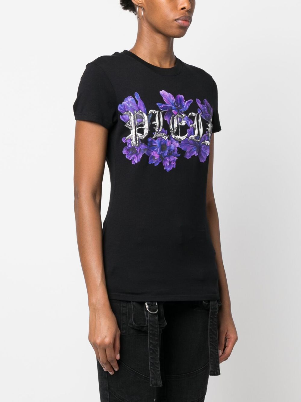 Philipp Plein logo-print short-sleeved T-shirt Women