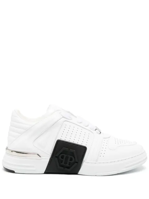 Philipp Plein low-top leather sneakers