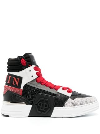 Philipp Plein Skull&Bones Low-top Sneakers - White