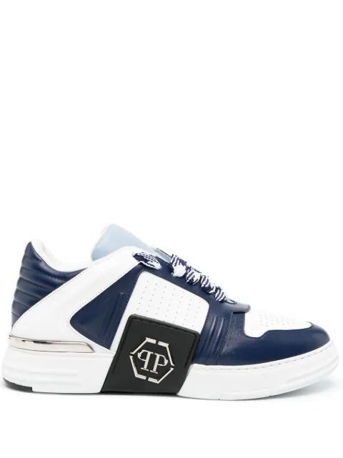 Philipp Plein logo-patch low-top sneakers Men