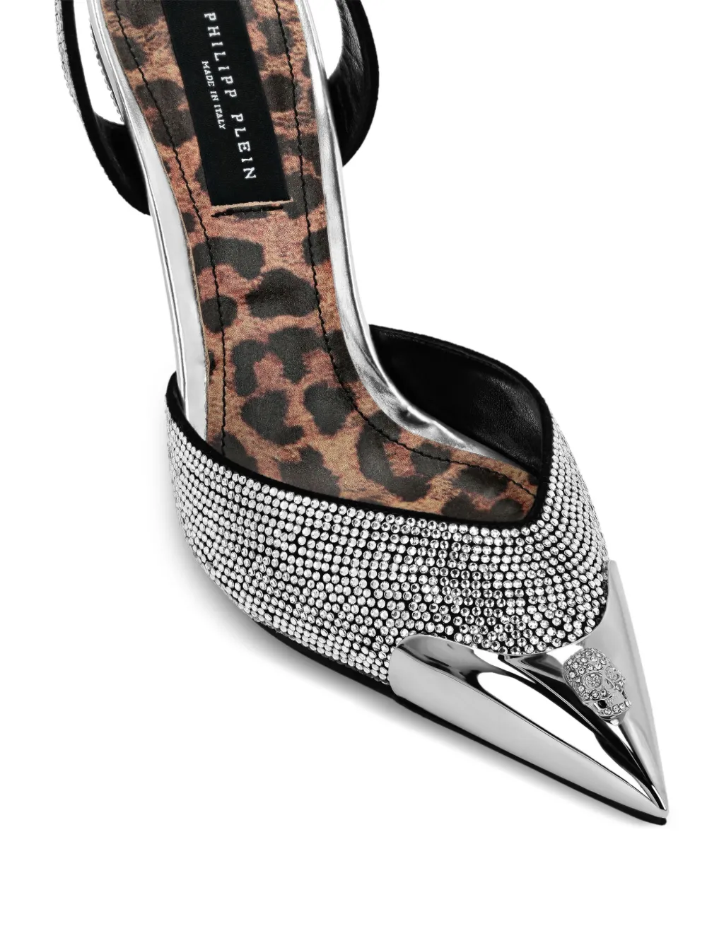 Philipp Plein rhinestone slingback wedge pumps | Shoes | Image 4