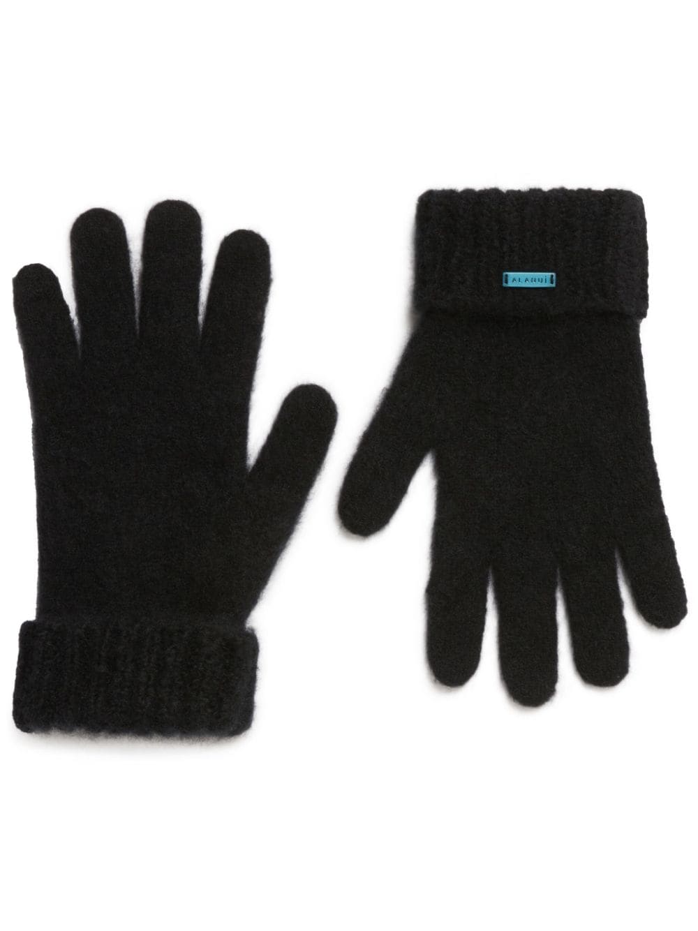 Alanui Finest Cashmere-blend Gloves In Black