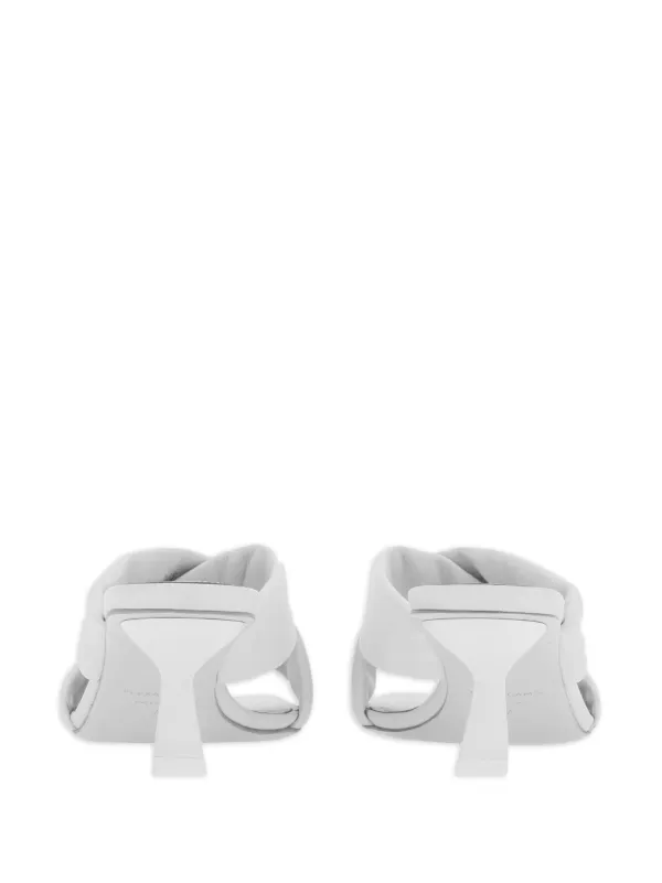 Ferragamo 55mm crossover-strap Detail Sandals | White | FARFETCH