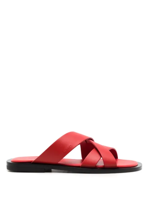 Ferragamo interwoven-strap leather sandals