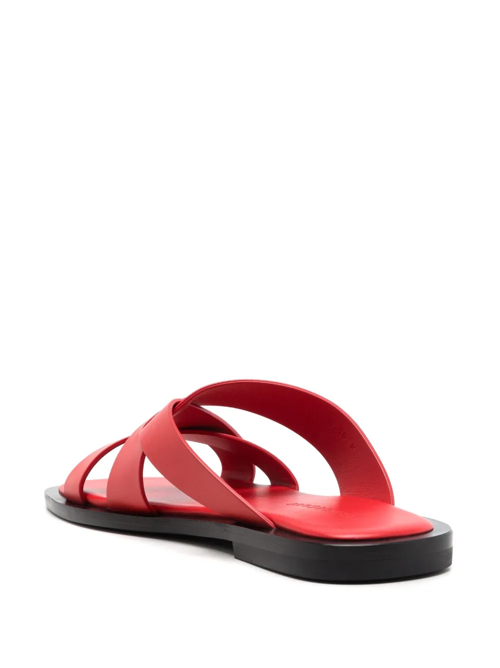Ferragamo Sandalen met geweven bandje Rood