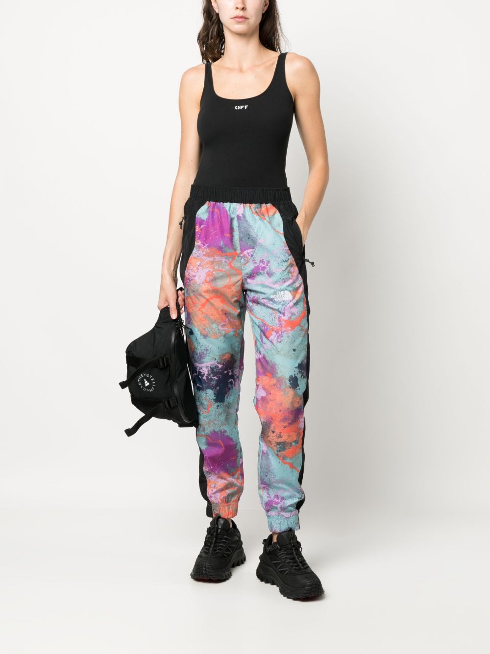 The North Face Broek met print - Zwart