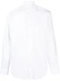 Barba spread-collar cotton shirt - White