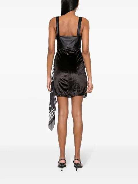 Versace Jeans Couture chain link-print scarf-detail minidress 75HAO903NS311 - 3