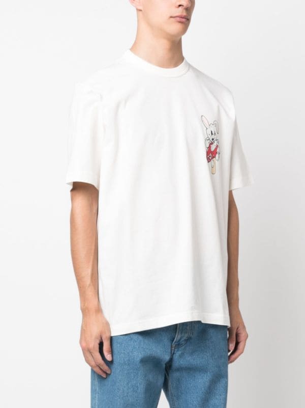 Paul Smith Men's T-Shirt M White 100% Cotton