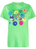 Missoni Pre-Owned 1990s logo-print cotton T-shirt - Green