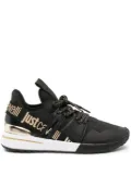Just Cavalli logo-print low-top sneakers - Black