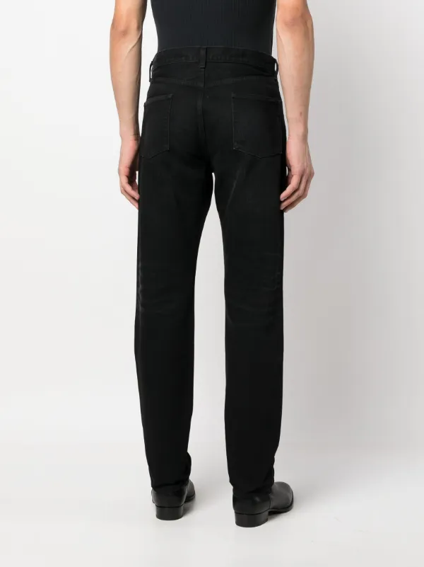 saint laurent ブラック ストレートデニムパンツ saint laurent ブラック ストレートデニムパンツ Saint Laurent