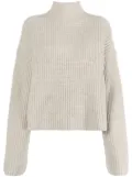 LouLou de Saison Faro ribbed-knit cashmere jumper - Grey