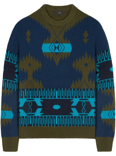 Alanui Icon Jacquard virgin wool jumper