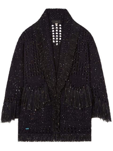 Alanui The Astral speckle-knit cardigan Women