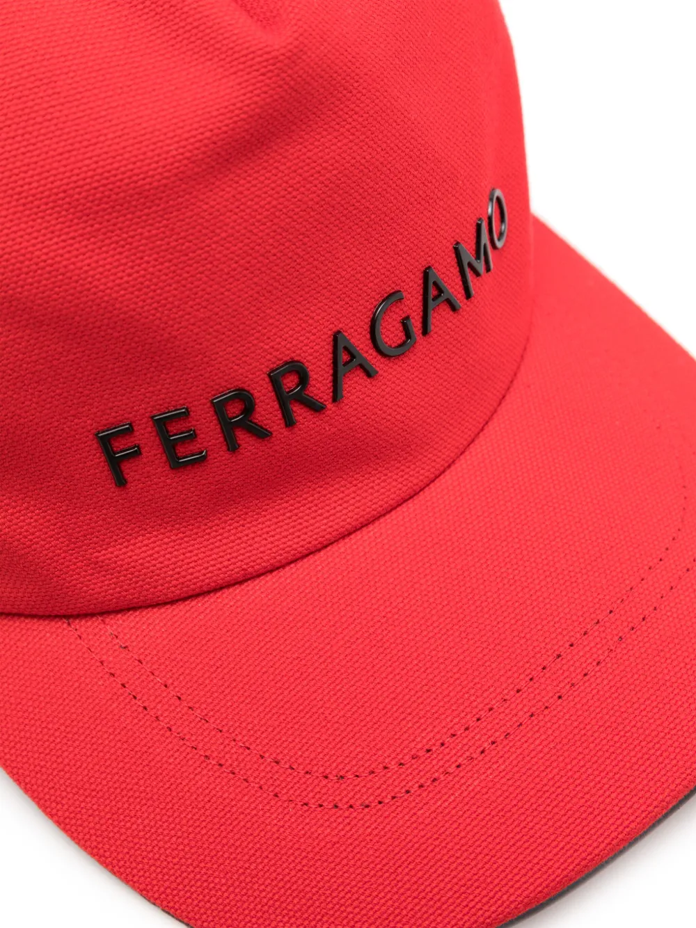 Ferragamo Boné de canvas com logo emborrachado | Image 2