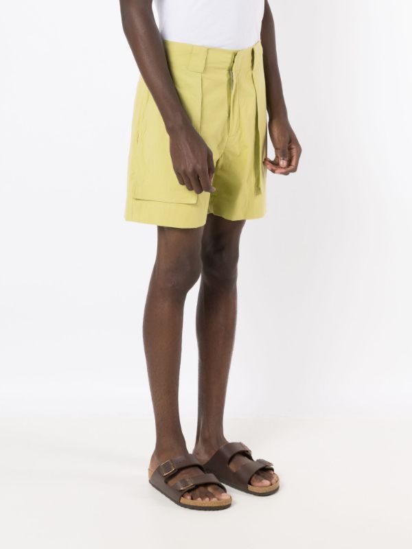 Handred Panelled wide-leg Cotton Shorts - Farfetch