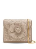 Oscar de la Renta Pave Crystal Mini Tro bag - Neutrals