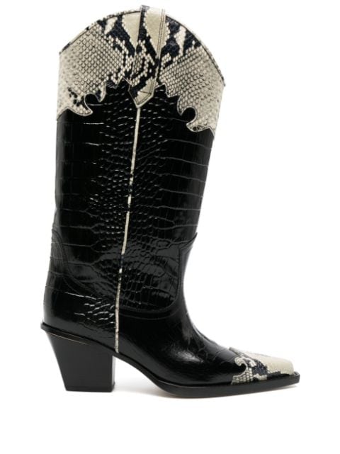 Paris Texas Ricky 60mm leather boots
