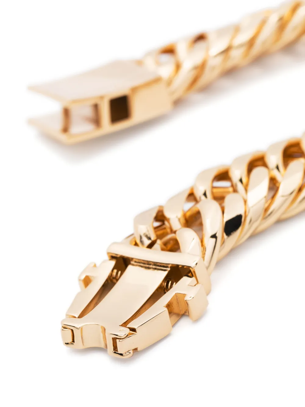 Kenneth Jay Lane Gold-plated Curb-chain Bracelet In Gold