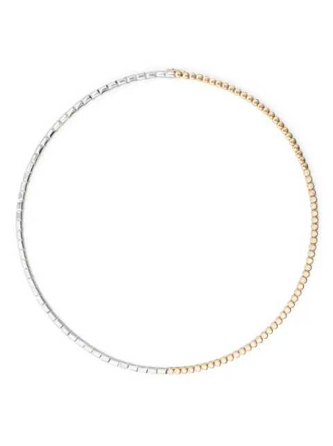 Yvonne Léon 18kt yellow and white gold Rivière diamond necklace