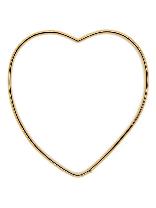 Yvonne Léon 9kt Yellow Gold Heart Necklace