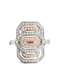 STATEMENT PARIS 18kt rose gold My Way diamond ring - Silver