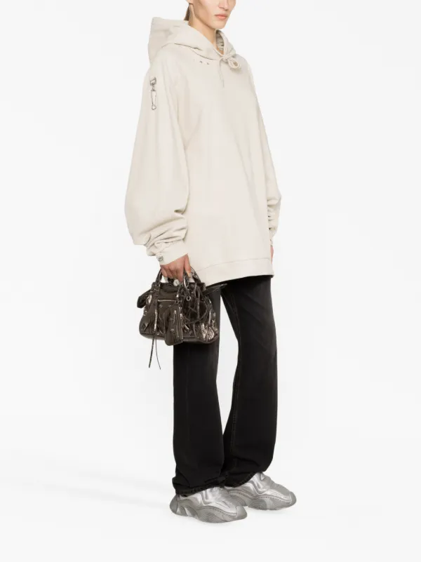 Balenciaga XS Neo Cagole Metallic Tote Bag | Brown | FARFETCH