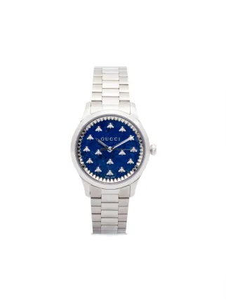 Gucci Relógio G-Timeless 32mm | Azul | FARFETCH BR