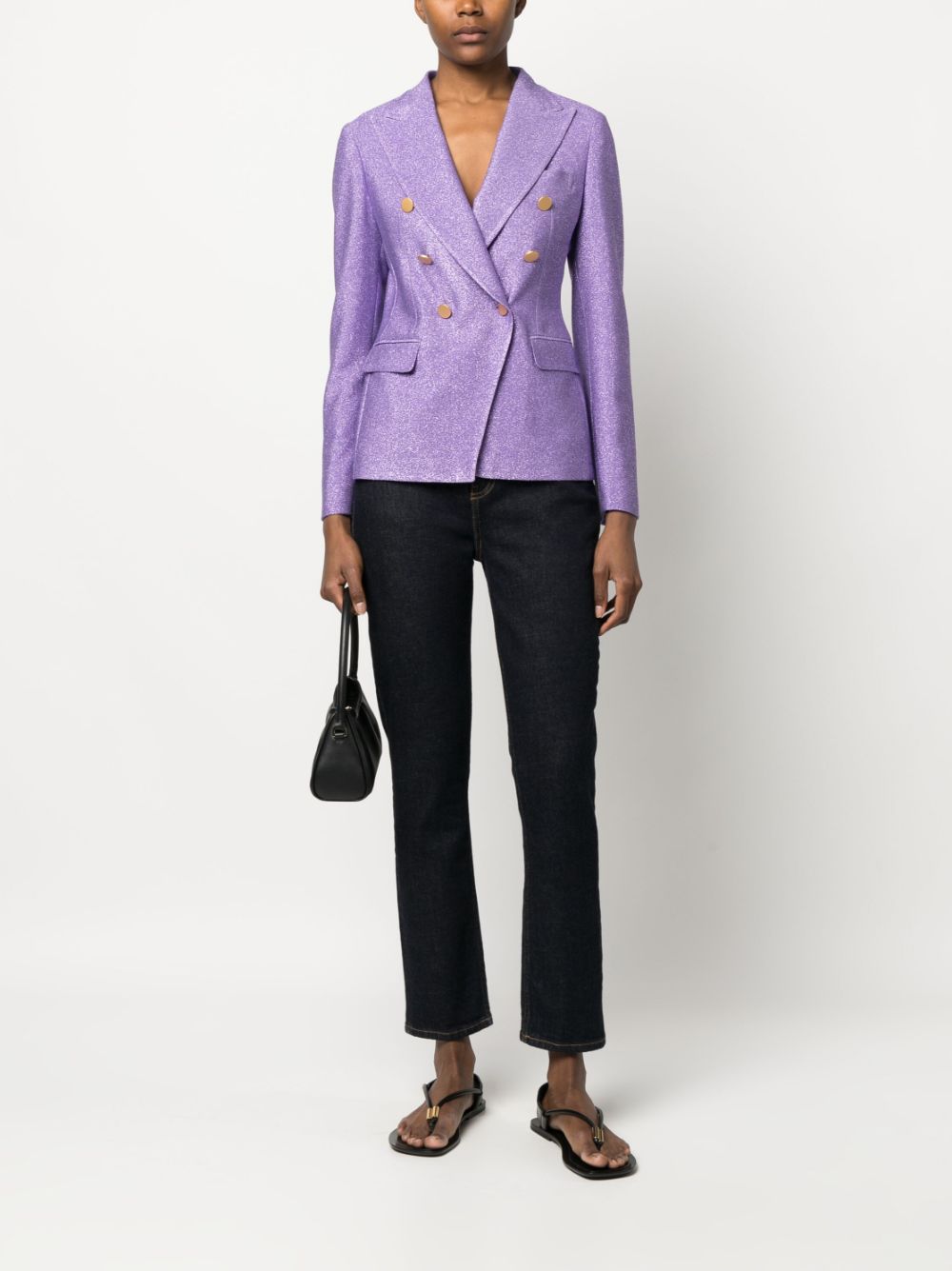 Tagliatore Alicya double-breasted blazer - Paars