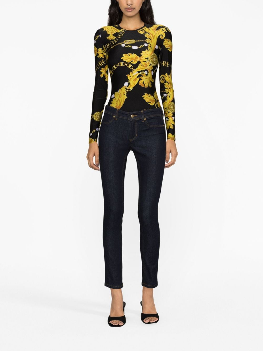 Versace Jeans Couture Skinny jeans - Blauw