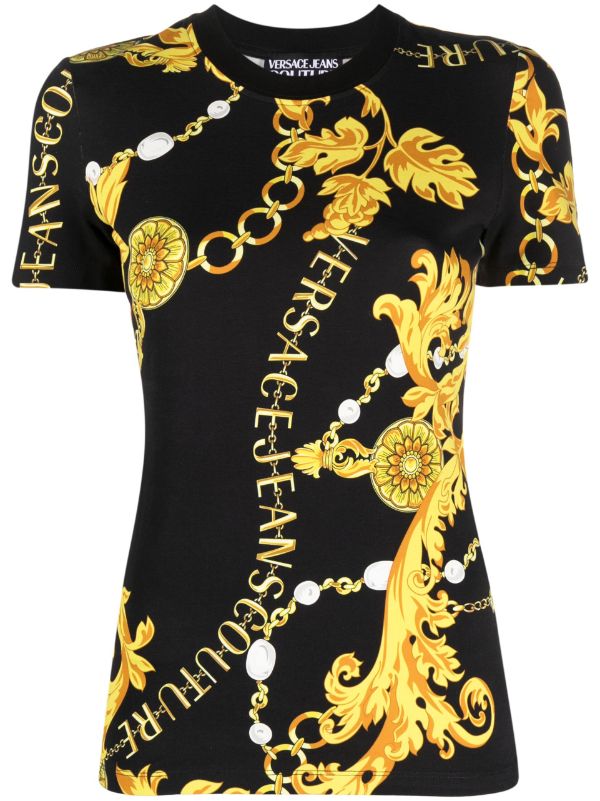 Versace Jeans Couture バロックプリント Tシャツ - Farfetch