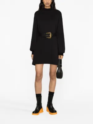 VERSACE ヴェルサーチジーンズクチュール　モヘアニット　ワンピース 中古・古着通販】VERSACE (ヴェルサーチェ) ニットワンピース