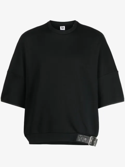 Random Identities buckle-detailed cotton T-shirt