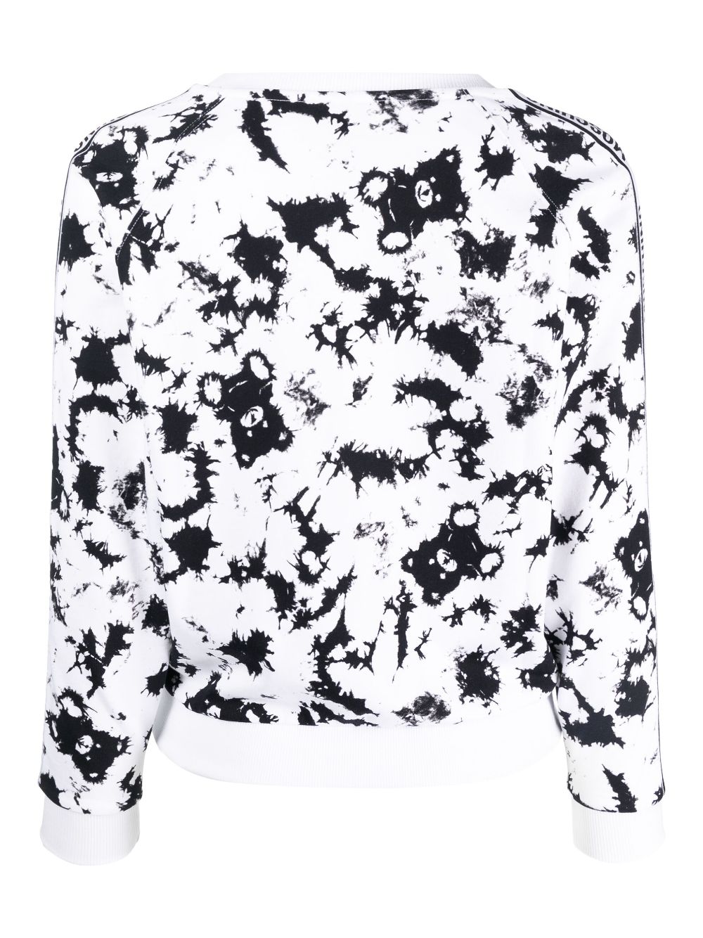 Moschino Sweater met teddybeerprint - Zwart