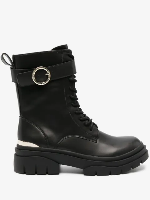 Just Cavalli belted-ankle leather boots