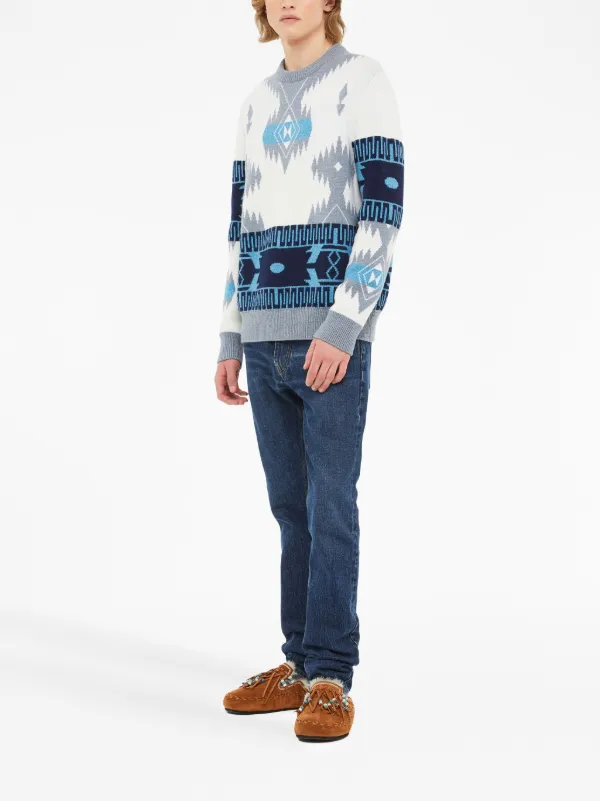 Sweatshirt Alanui Knitwear Alanui Icon Jacquard Geometric-pattern