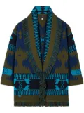 Alanui Icon jacquard cashmere cardigan - Green